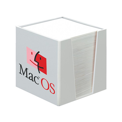 14020-K - Mini Küp Blok Beyaz Kağıtsız