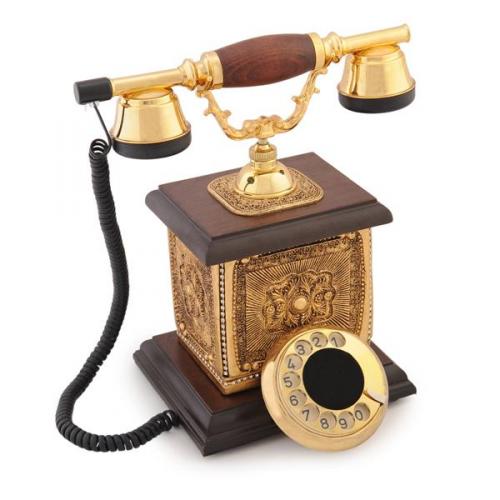 Saray Konak Altın Varaklı Telefon